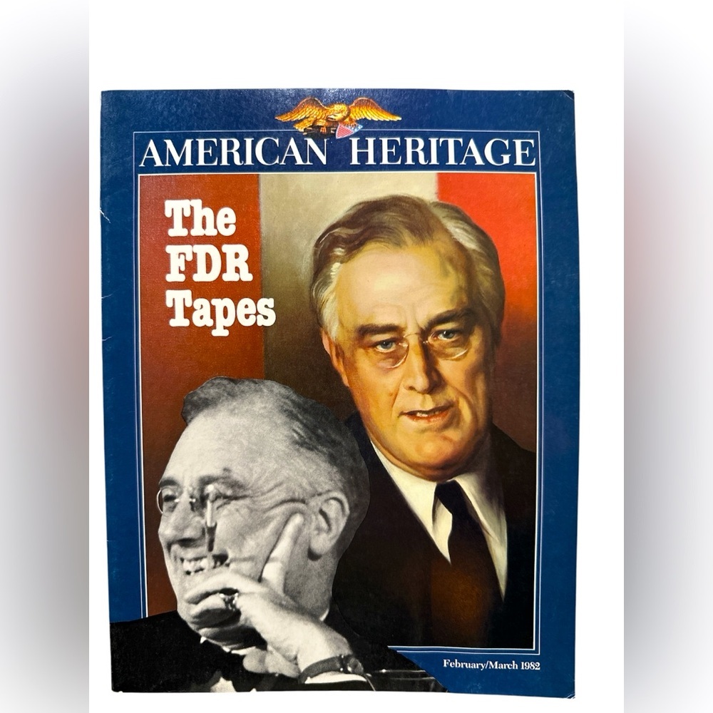 VTG Rare American Heritage‎ Magazine-The FDR Tapes